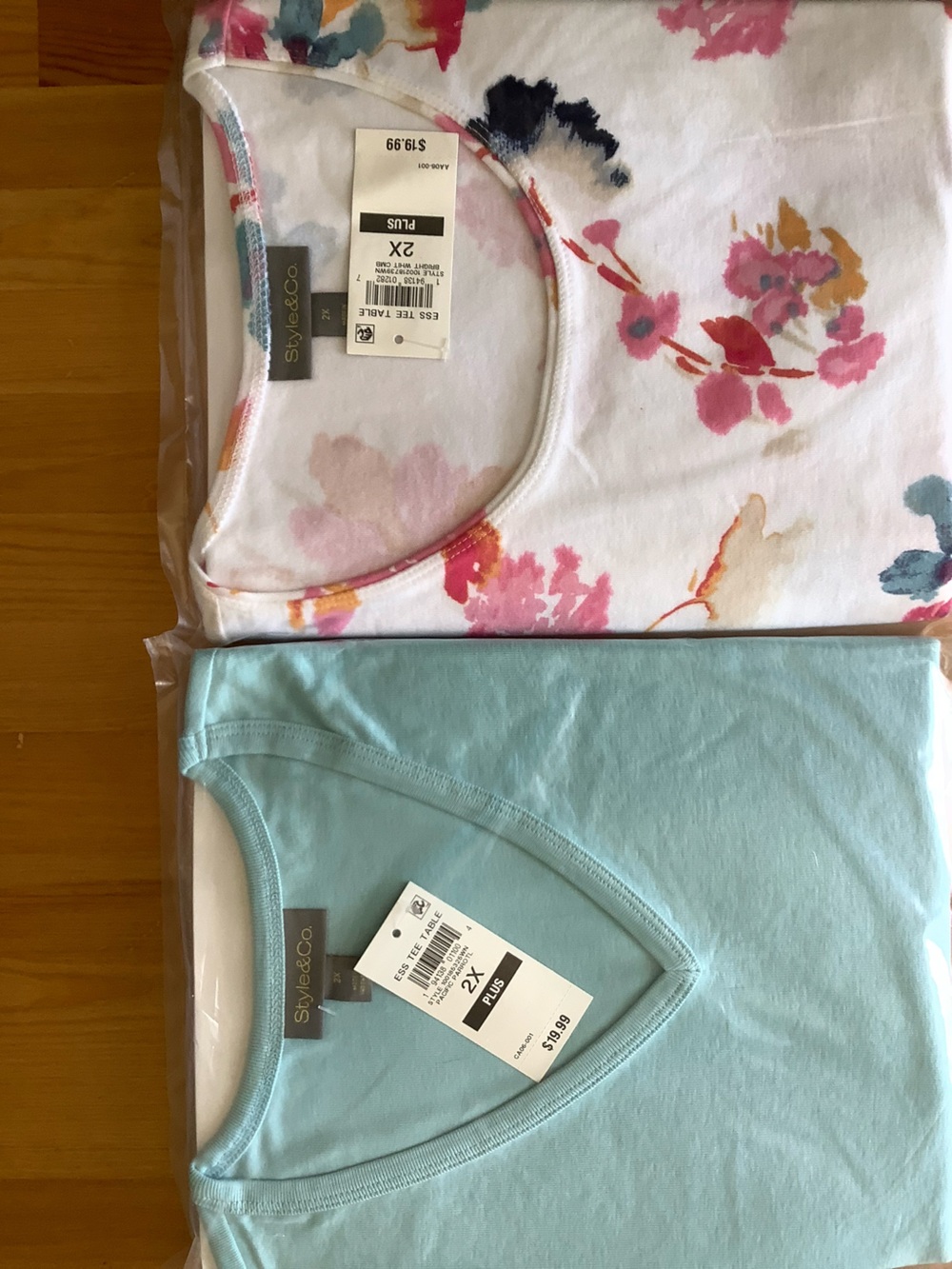 Style & Co.~ 2 Shirts ~2X
